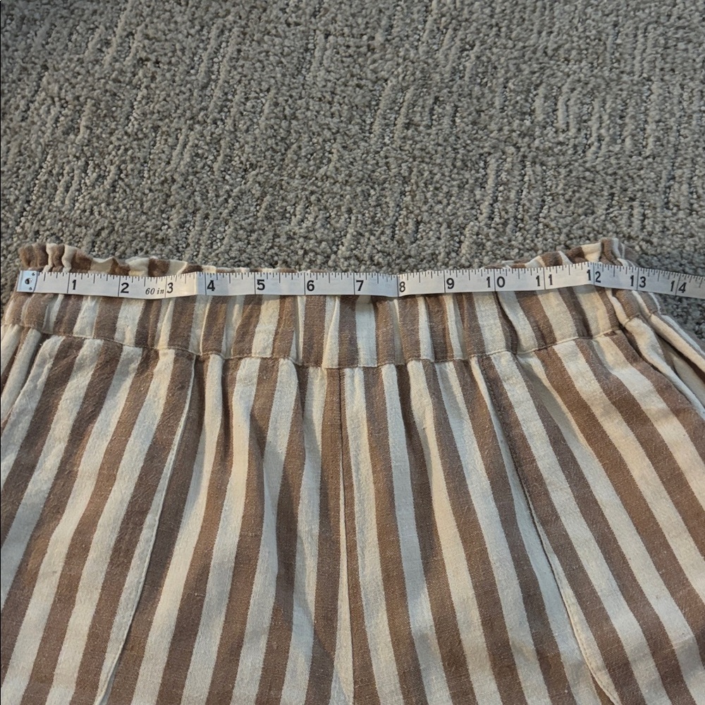 Striped Brown and White Women's Set - Picture 8 of 10